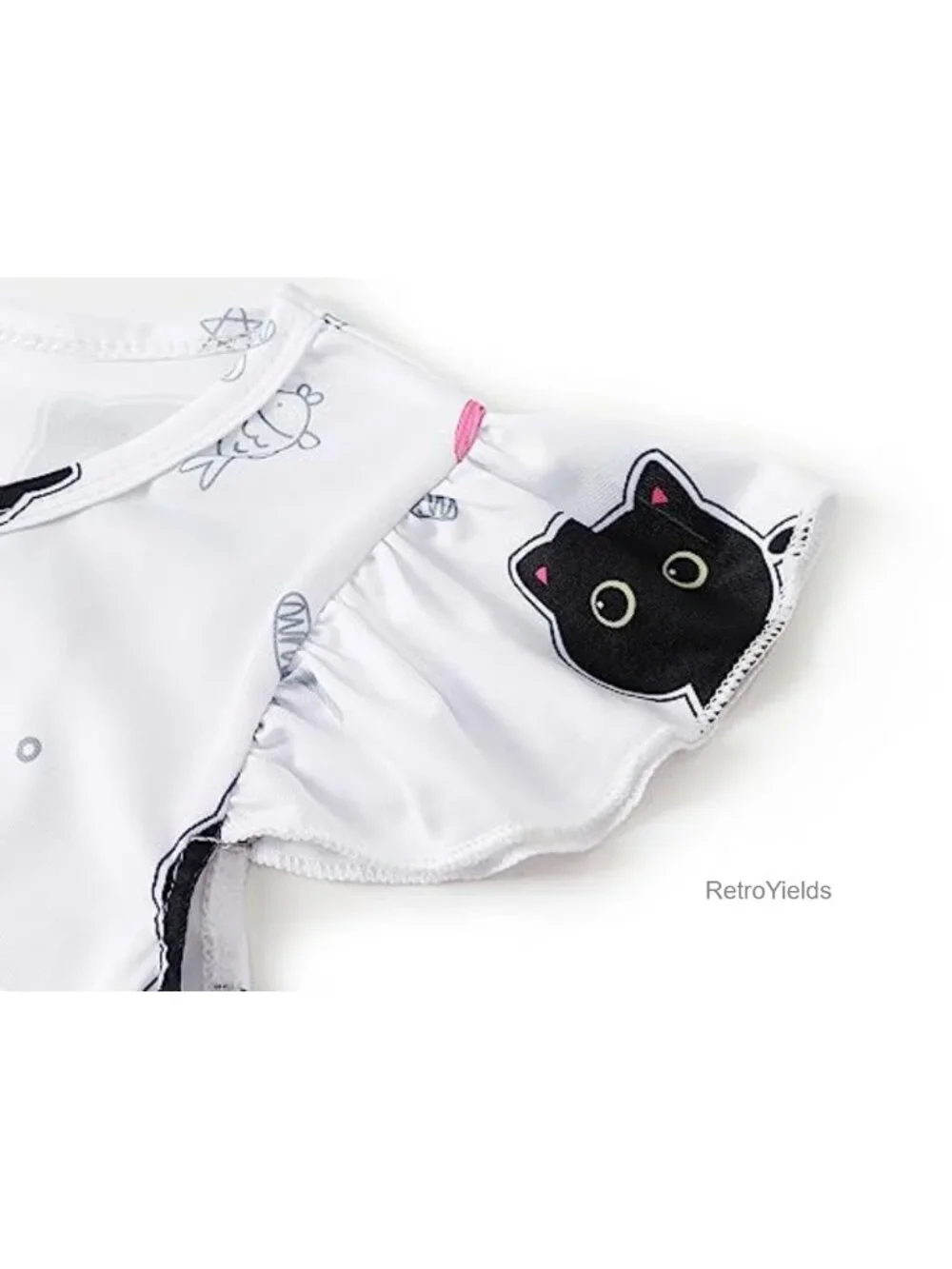 Girls Nightgown Mermaid Dinosaur Cat 3D Print Pajama Dress Kids Toddler